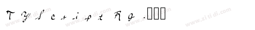 TYScript Rg字体转换